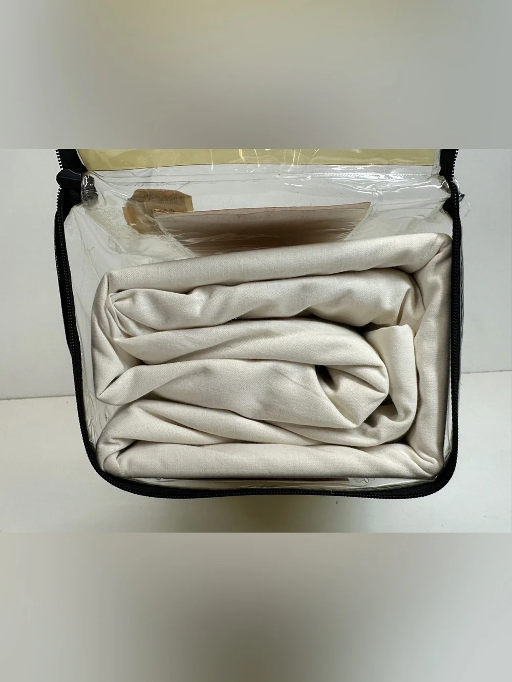 Crochet Trim Ivory Bedskirt Size Full Still In Original Packaging Never Used